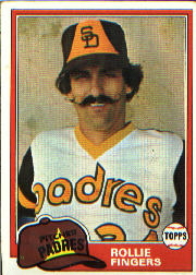 1981 Topps Baseball Cards      229     Rollie Fingers